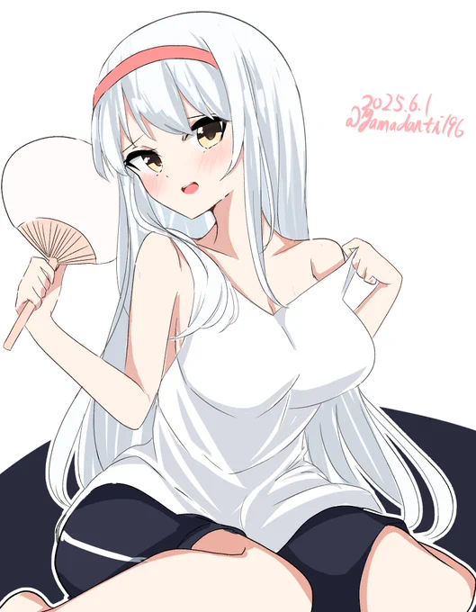 #艦これ版深夜の真剣お絵描き60分一本勝負 #艦これ版真剣お絵描き60分一本勝負_20250601 薄着翔鶴さん