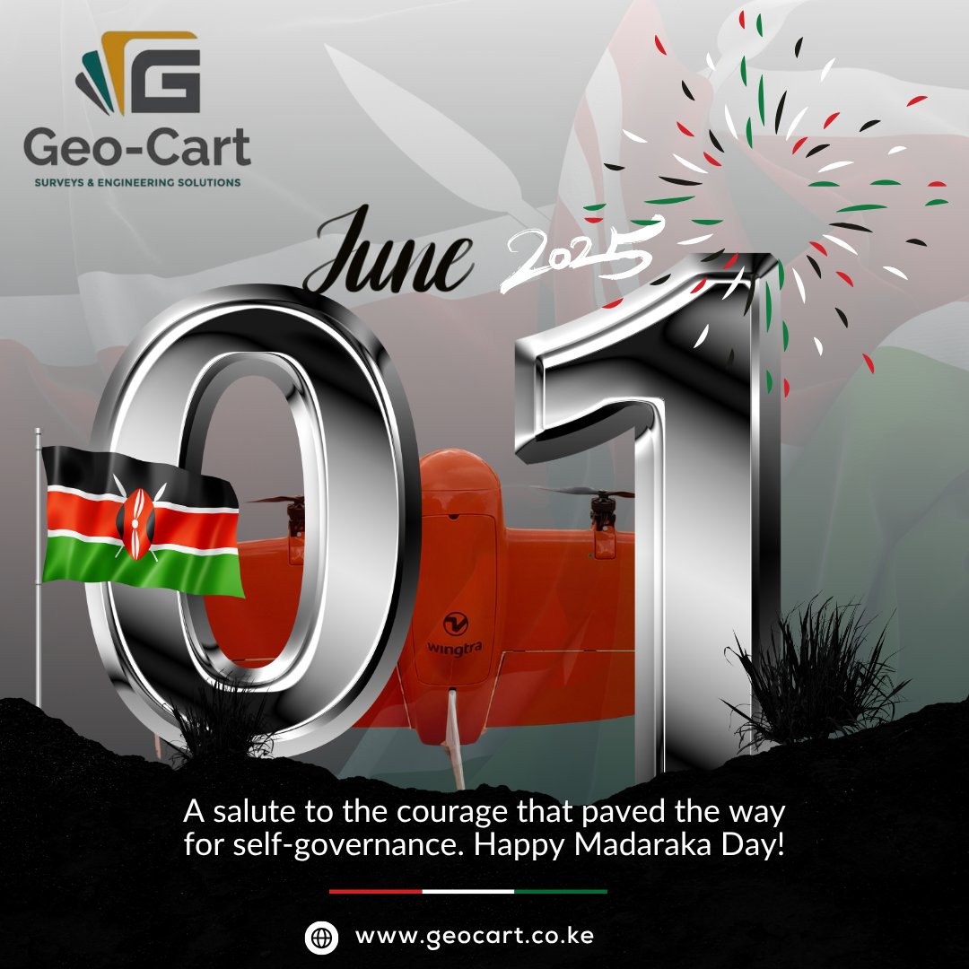🇰🇪 A salute to the courage that paved the way for self-governance. Happy Madaraka Day!

#HappyMadarakaDay2025 #GeoCart