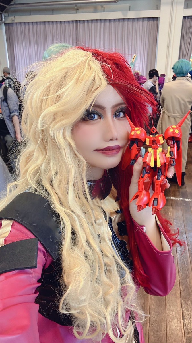 ガンダムZZのキャラ・スーンのパイロットスーツで参加してました！
楽しかった〜！！
HG R・ジャジャも一緒🥰

 #サイドKOBE
