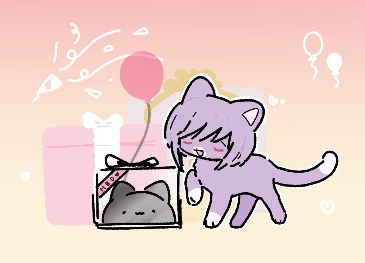 rlorvu's tweet image. 딸래미생일인데뭐라도그려야만..