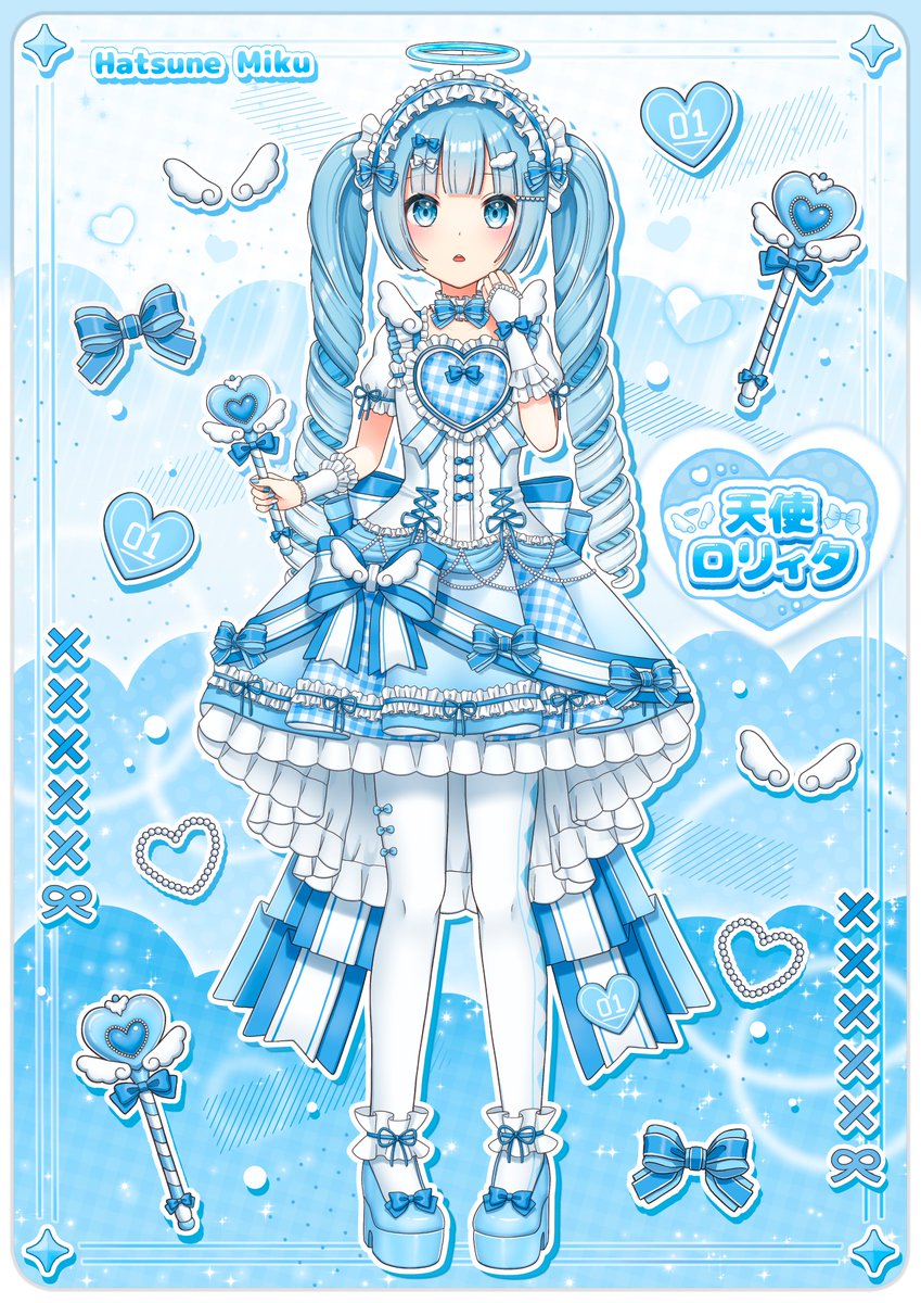 天使ロリィタ初音ミク🪽 #初音ミク