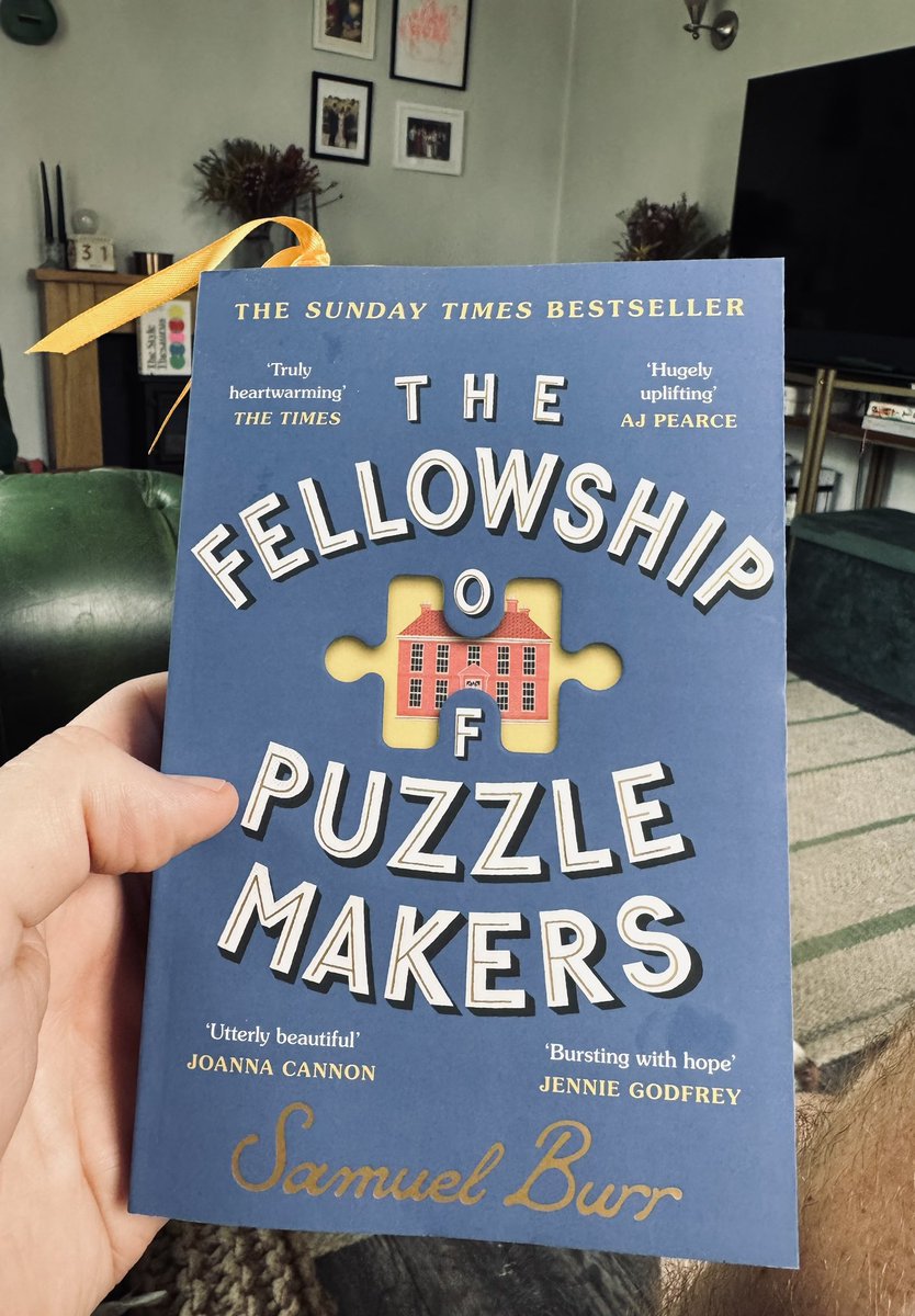 Andrew Reads (@a_ndrew_reads) on Twitter photo I have just started ‘The Fellowship of Puzzle Makers’ by <a href="/samuelburr/">Samuel Burr</a>
I can tell this is going to be a beautiful read 💛
What’s everyone else got on their reading list for June? I have just started ‘The Fellowship of Puzzle Makers’ by <a href="/samuelburr/">Samuel Burr</a>
I can tell this is going to be a beautiful read 💛
What’s everyone else got on their reading list for June?