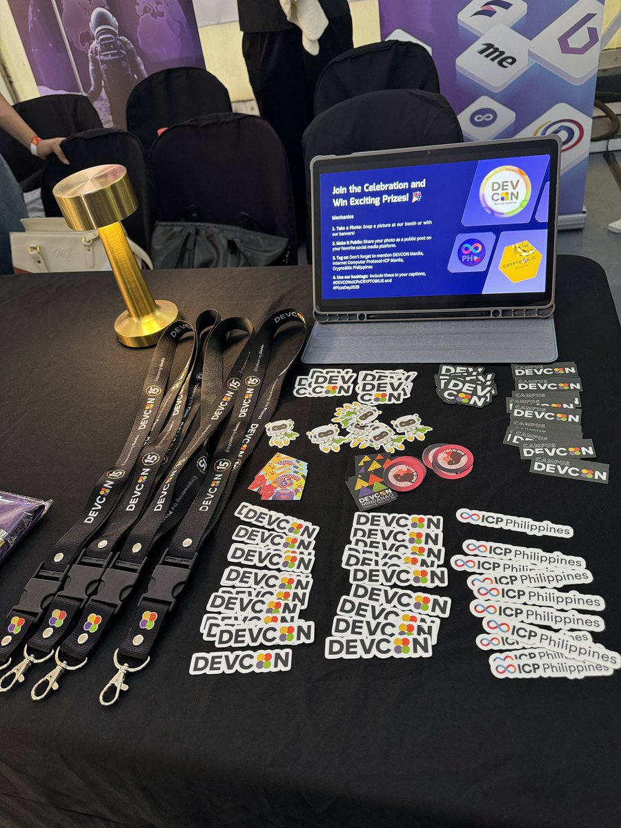cryptropagg's tweet photo. Awesome booth @DEVCONPH Manila!#cryptropa #BitcoinPizzaDay https://t.co/lA1yLCxarq