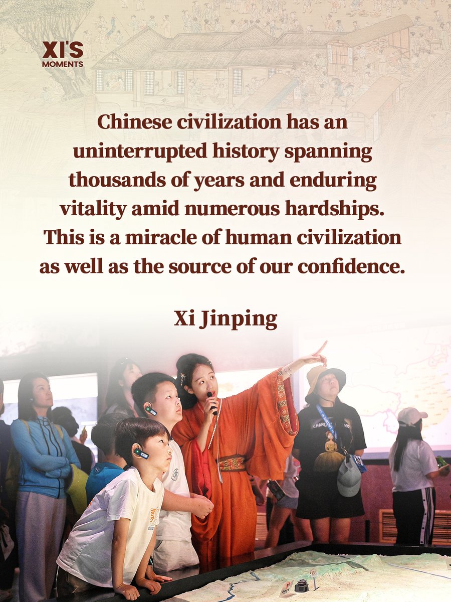 President Xi Jinping has on multiple occasions highlighted the importance of cultural confidence, as well as the preservation and promotion of fine Chinese traditional culture. Let's revisit some highlights of his remarks. (2) #XiJinping #XiQuotes #ChineseCulture
