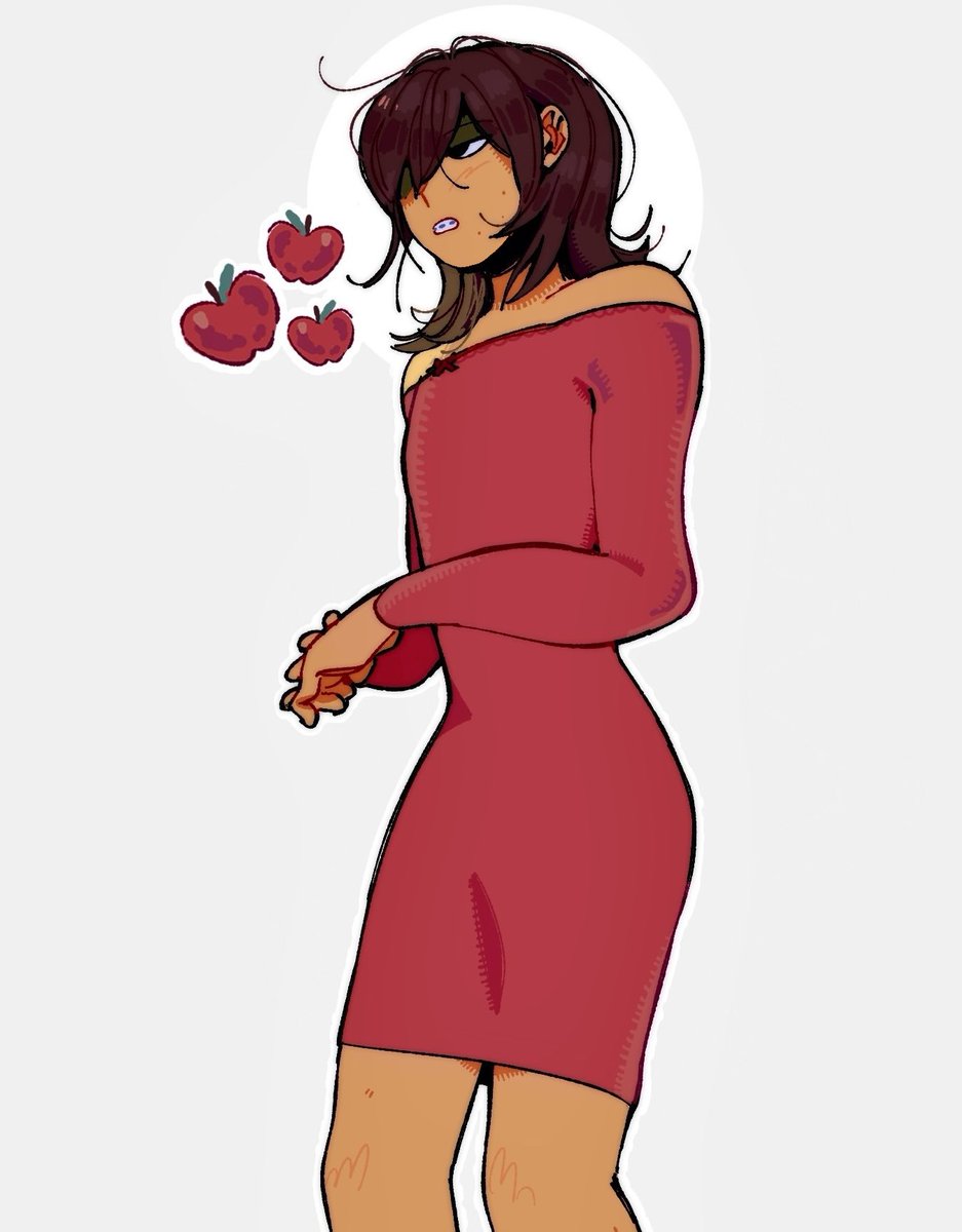 i drew kris in my new dress bc it reminded me of APPLES🍎🍎🍎!!!
#deltarune