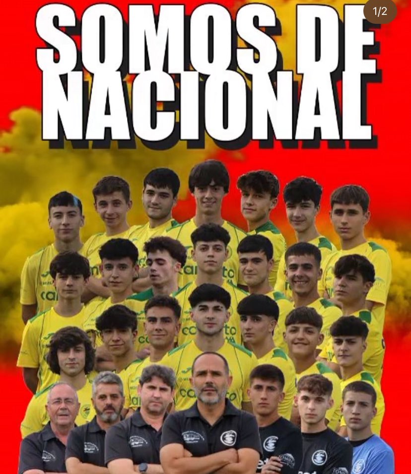 elprimerfichaje's tweet photo. | ASCENSO A JUVENIL NACIONAL | 

✅ El @AtlTomelloso logra el objetivo y consigue el ascenso a categoría juvenil nacional 

El conjunto auriverde derrotaba en la eliminatoria por el ascenso a @CfAlovera 

¡Enhorabuena 🎉🎈🍾🎊 ! https://t.co/xBMLR9SsNV
