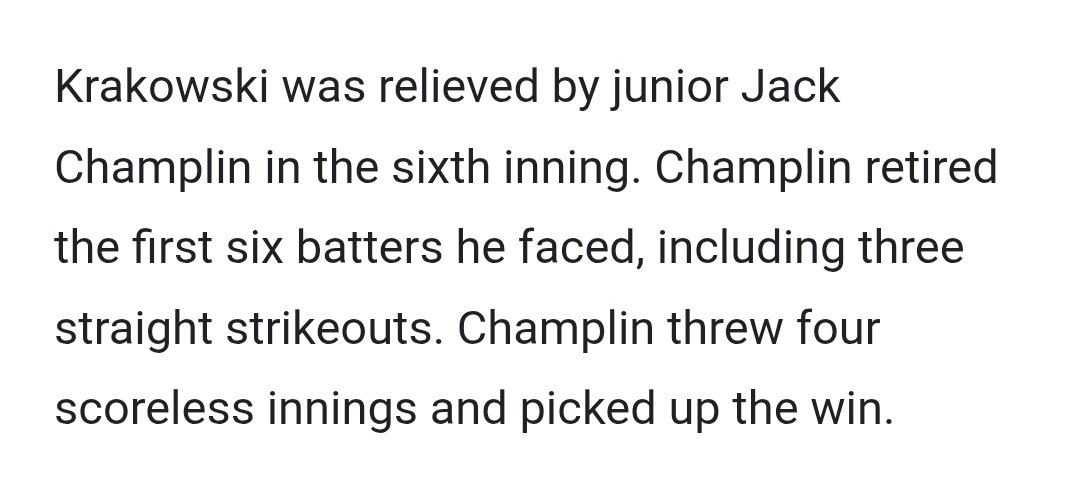 edwardtorre's tweet photo. @johnwdavis @JackChamplin7 @NonoEverly @razo19264 @MilesClark_12
My Top 4 Moments from CIF-SS Div 1 Title Game #BoscoStyle
1. Jack Champlin's 4 innings of relief
2. Moises Razo 2 RBI's in Bot 1st
3. Noah Everly's diving catch in Top 9th
3. Miles Clark's Walk-off single
#RingThem๐ https://t.co/5deGiCbDTS