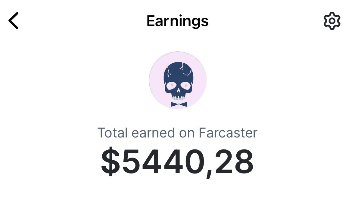 that’s what i’ve earned on <a href="/farcaster_xyz/">Farcaster</a> in a year.

most were from degen airdrops, moxie and farcaster weekly rewards.

not yapping or spamming my feed about projects, just sharing my art, data and shilling with friends.

thanks <a href="/dwr/">Dan Romero</a> <a href="/varunsrin/">Varun Srinivasan</a> and team 🫡