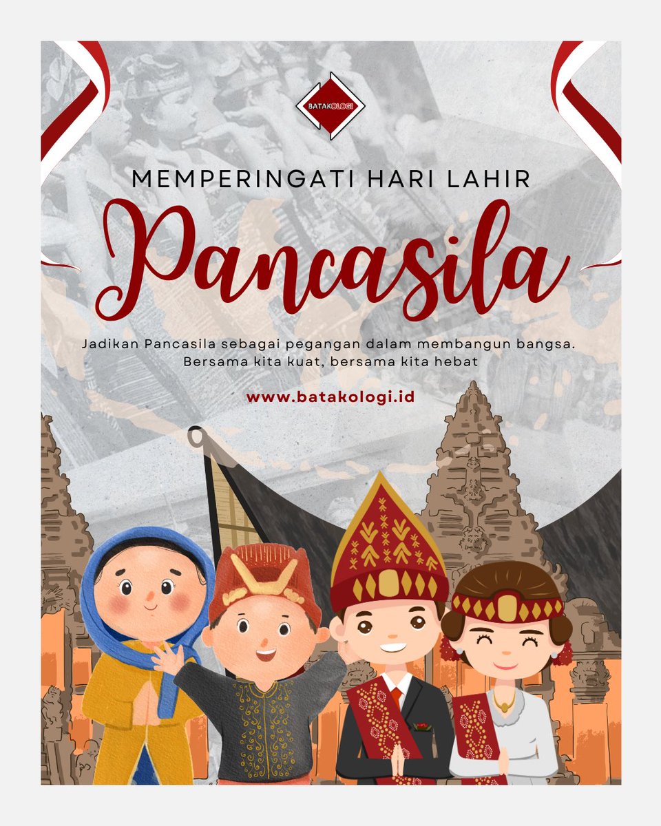Pancasila bukan sekadar dasar negara, tapi jati diri kita sebagai bangsa.
Selamat Hari Lahir Pancasila! ❤️
#Pancasila #1Juni
