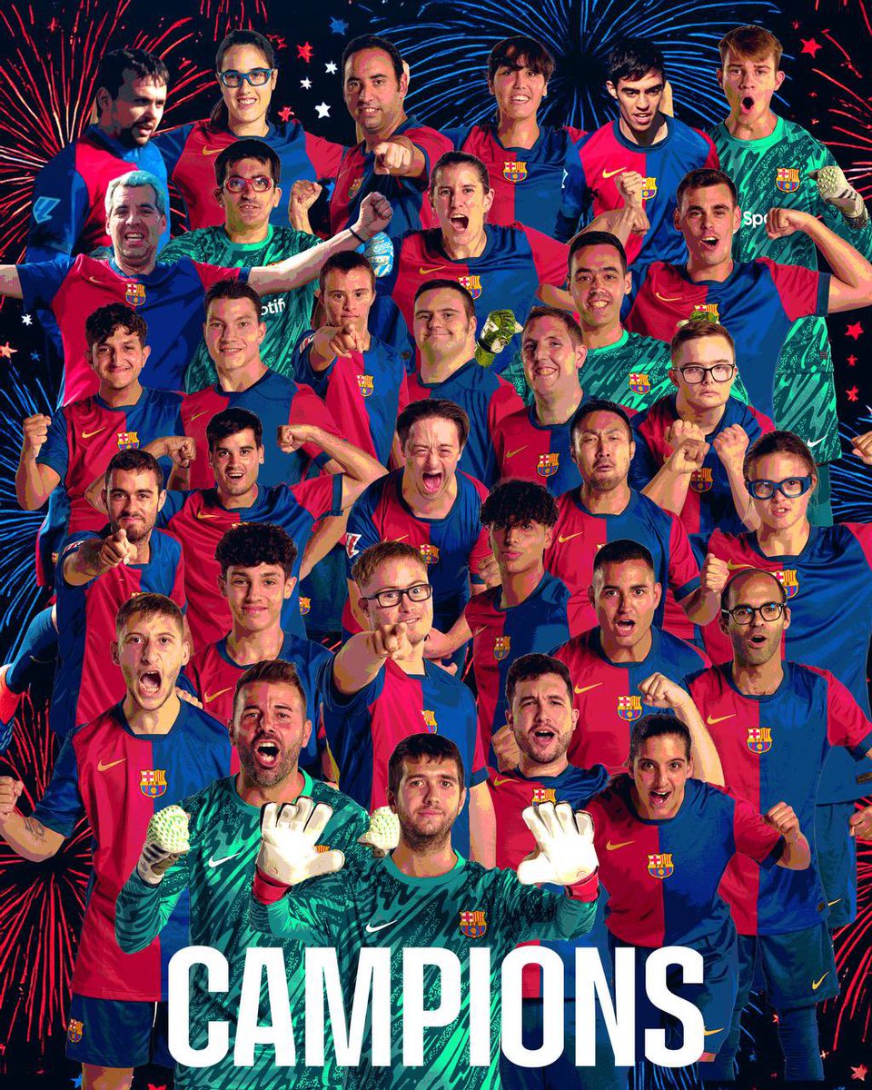 🏆 HEM GUANYAT LALIGA GENUINE! 
ENHORABONA A TOTS! <a href="/FundacioFCB/">Barça Foundation</a>
