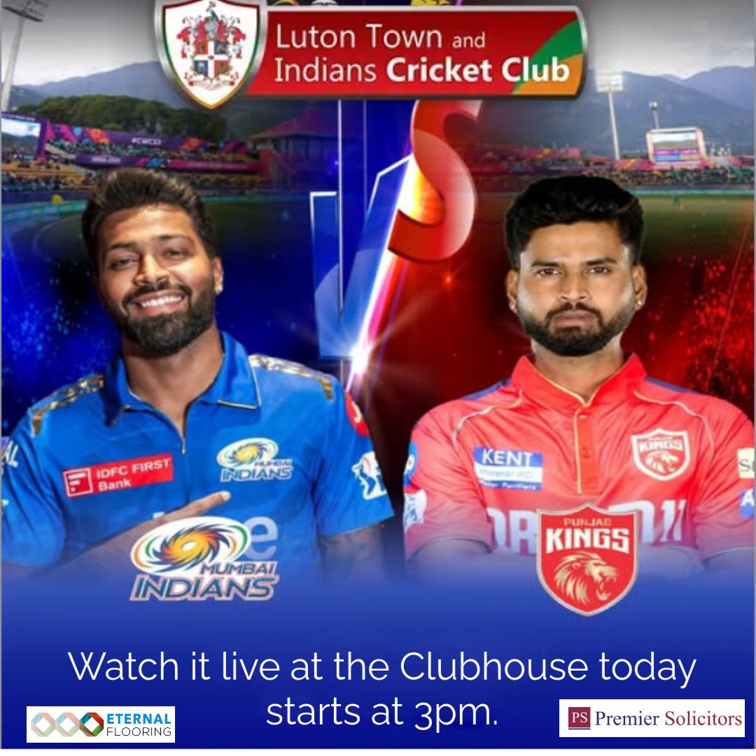 At the clubhouse today 🏏📺➡️