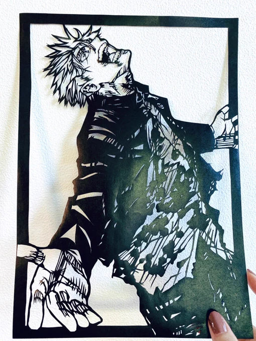 切り絵✃-✁-✃-✁
懐玉玉折は大好きなシーンが多くて切り絵もたくさん切りました。 