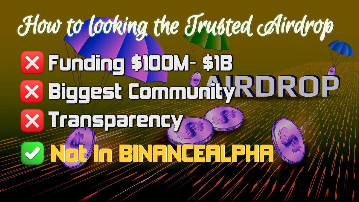 Fadhil_Gamers's tweet image. How to Join #airdrop 
Believe &amp;amp; Trust Me. 
if u looking for airdrop, folowing the step by step this #airdropguide :   

❌ Funding $100M - $1B
❌ Biggest Community 
❌ Transparency 
✅ NOT IN BINANCEALPHA

LIKE &amp;amp; Rettwett if u Found this 

#StopBinanceAlpha  #NEWBIE  #testnet #ai
