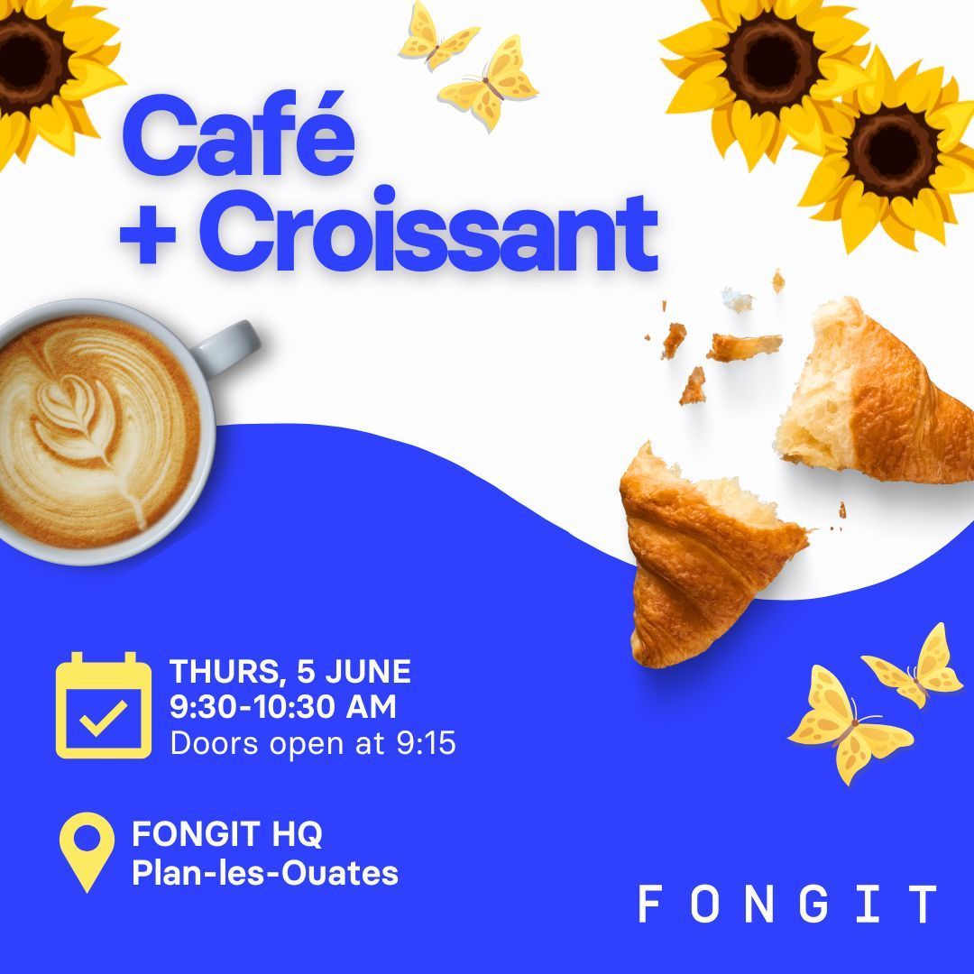 FONGIT (@fongit1) on Twitter photo Coffee, croissants & bold ideas ๐
Join us next Thursday at 9:30 am at FONGIT HQ in Plan-les-Ouates โ๐ฅ
Meet entrepreneurs & catch up on Geneva's startup scene!
๐ Save your spot (and your croissant!): buff.ly/qgLLMXw 
Join our community of innovators! ๐ Coffee, croissants & bold ideas ๐
Join us next Thursday at 9:30 am at FONGIT HQ in Plan-les-Ouates โ๐ฅ
Meet entrepreneurs & catch up on Geneva's startup scene!
๐ Save your spot (and your croissant!): buff.ly/qgLLMXw 
Join our community of innovators! ๐