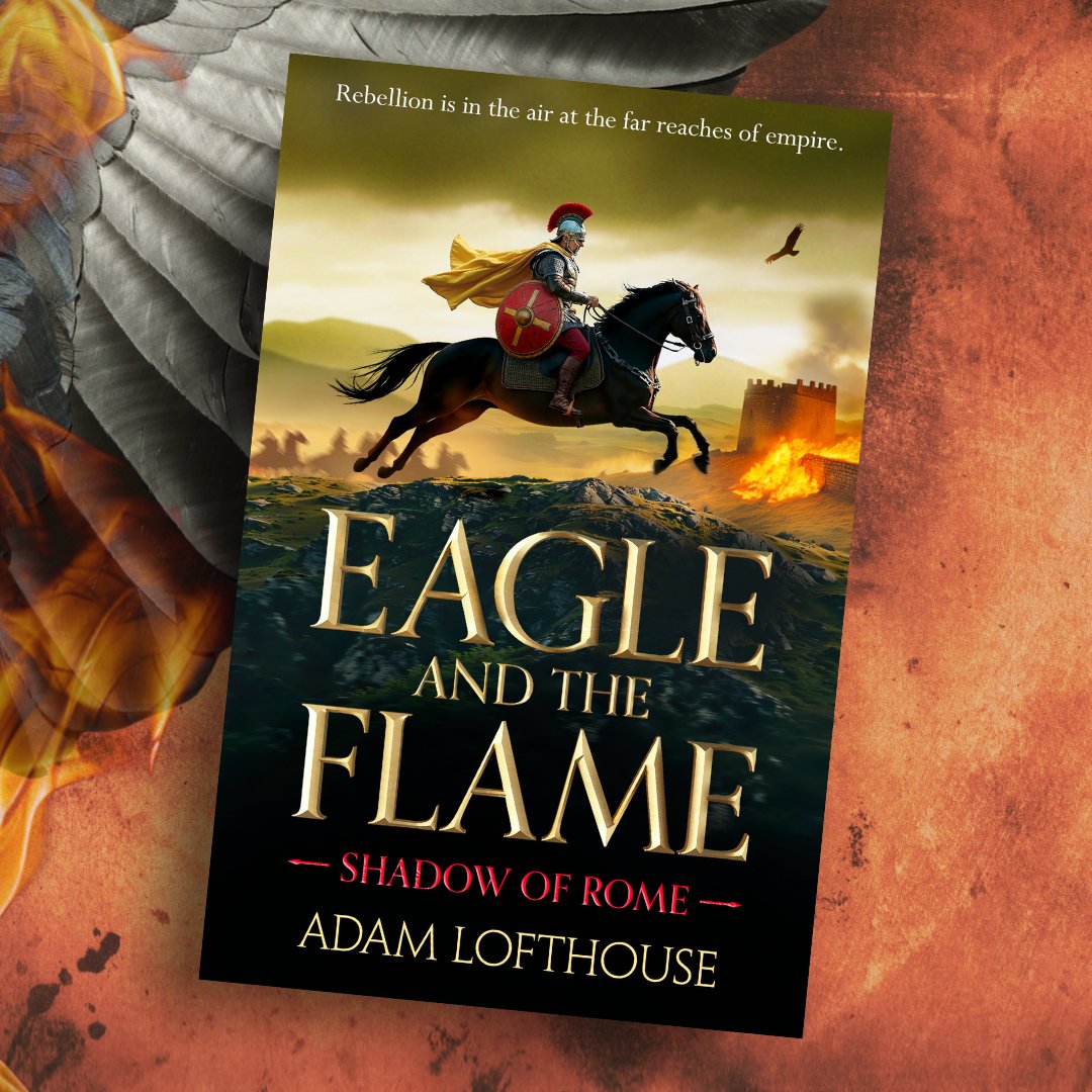 Boldwood Books (@boldwoodbooks) on Twitter photo 🔥 COVER REVEAL 🔥
Rebellion is in the air at the far reaches of empire 🛡️ <a href="/AdamPLofthouse/">Adam Lofthouse</a> will sweep you through the tumultuous years of the late Roman Empire in #EagleandtheFlame! Out 30th July 💥 PRE-ORDER NOW: mybook.to/EagleandtheFla… 🔥 COVER REVEAL 🔥
Rebellion is in the air at the far reaches of empire 🛡️ <a href="/AdamPLofthouse/">Adam Lofthouse</a> will sweep you through the tumultuous years of the late Roman Empire in #EagleandtheFlame! Out 30th July 💥 PRE-ORDER NOW: mybook.to/EagleandtheFla…