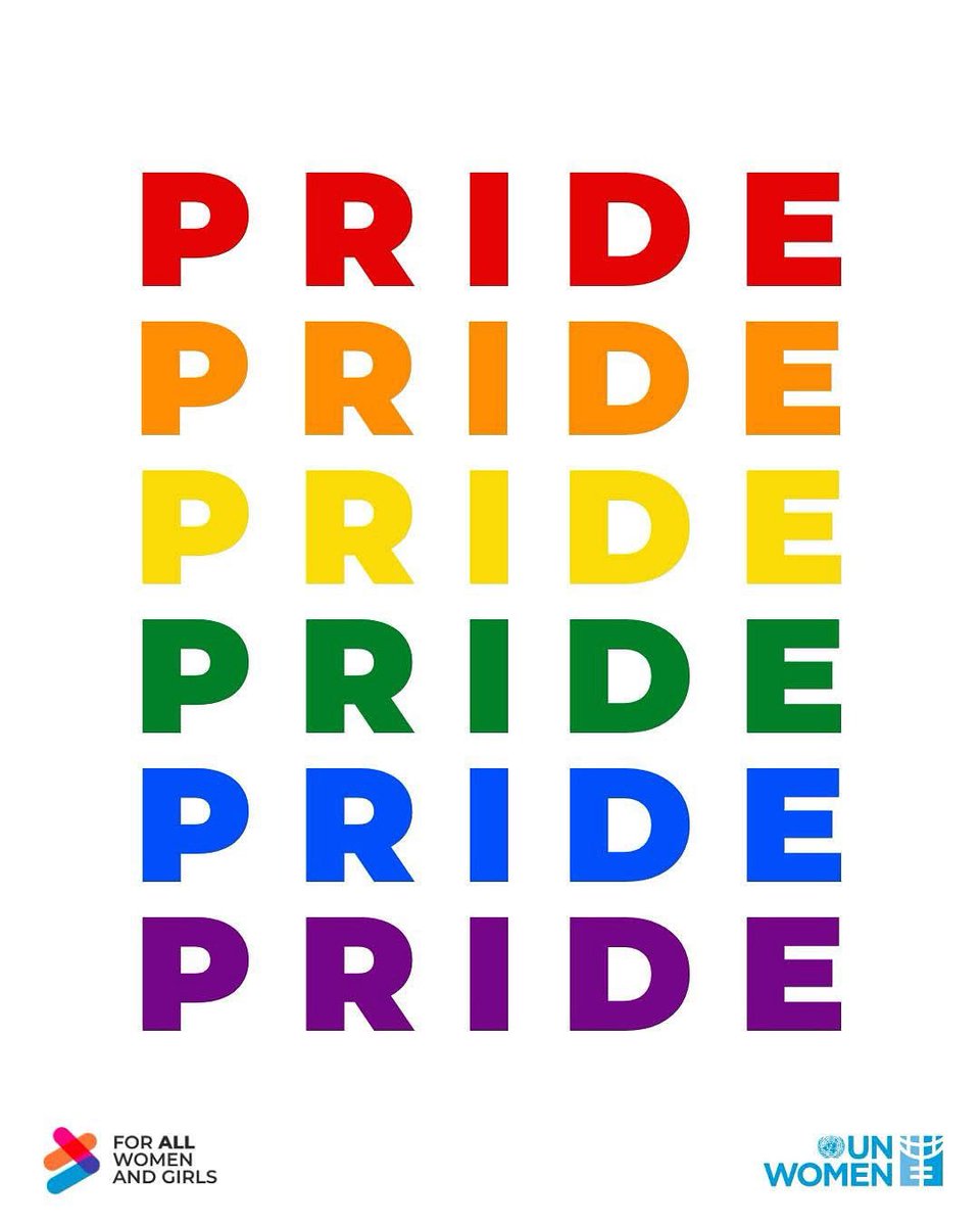 unwomenasia's tweet photo. Today marks the start of Pride Month!

#Pride is more than a celebration—it's the story of LGBTIQ+ communities coming together to protect, uplift and resist.

@UN_Women reaffirms #ThePowerOfCommunity and stands in solidarity with LGBTIQ+ communities everywhere.

#PrideMonth https://t.co/8MGJMhxd57