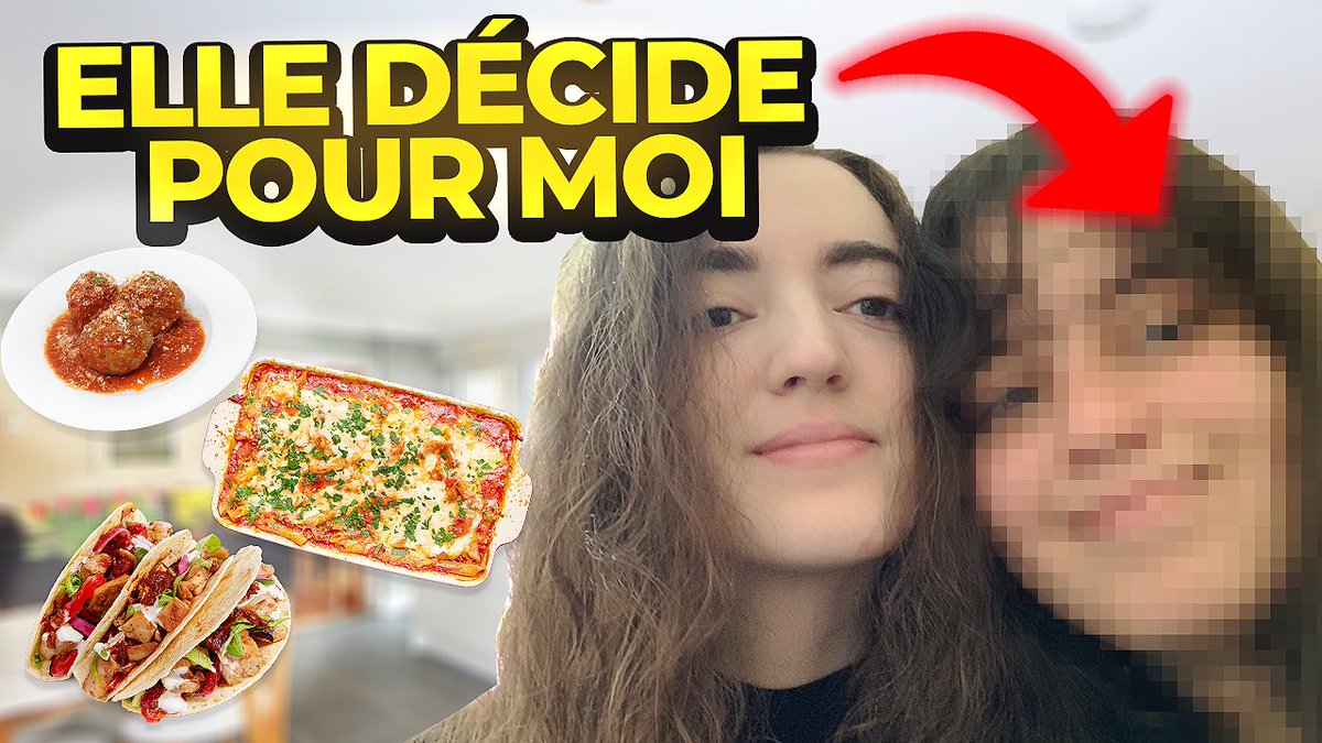 Nouvelle vidéo: 

Ma copine décide ce que je mange pendant une semaine youtu.be/TbGCXEj6PsQ?si…