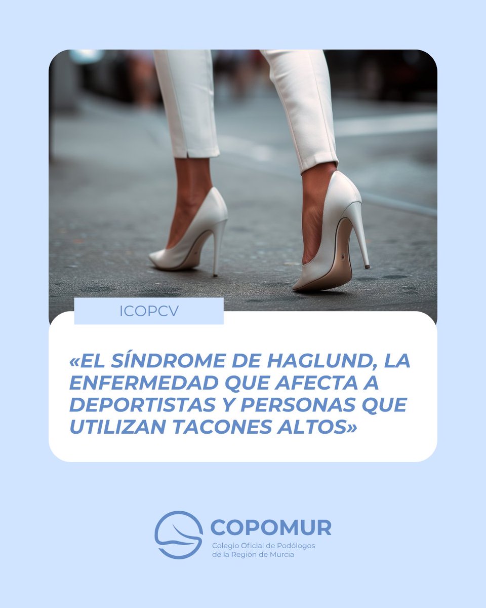 ¿Sabías que el Síndrome de Haglund afecta tanto a deportistas como a quienes usan tacones altos?

👉 Lee la noticia completa <a href="/ICOPCV/">ICOPCV</a> 

icopcv.org/el-sindrome-de…

#SíndromeDeHaglund #SaludPodológica #PiesSanos #Deportistas #TaconesAltos #ICOPCV #Prevención