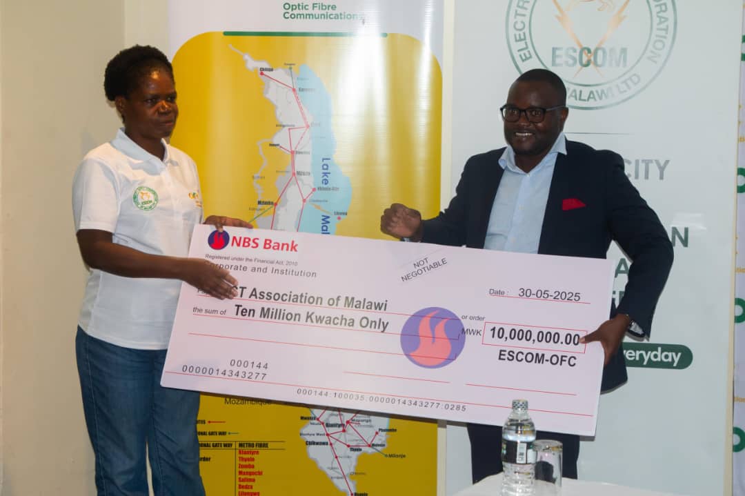 We are proud to announce that ESCOM has generously supported the ICT Expo 2025 with a remarkable contribution of MWK 10 Million!

This significant support fuels our mission to accelerate Malawi’s digital economy through innovation &amp; inclusion.