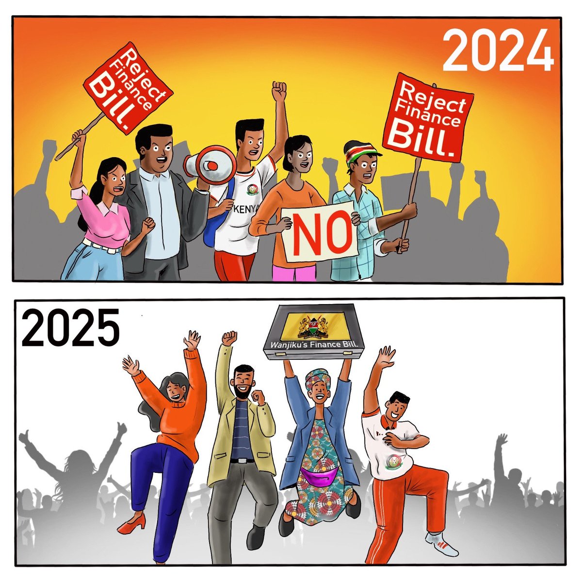 Happy Madaraka Day fellow Kenyans and hustlers.
Nyonyi ni watu wa maana and that's why the Finance Bill 2025 has #NoNewTaxes