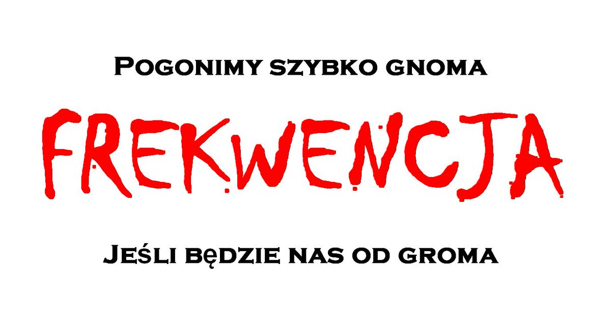FREKWENCJA💪
To jej dziś najbardziej boi się sutener i jego promotor.
Pozbądźmy się ich obu za jednym zamachem idąc dziś mądrze zagłosować.👌👍

#Dowieziemy
#TylkoNieNaSutenera
#WyboryPrezydenckie2025