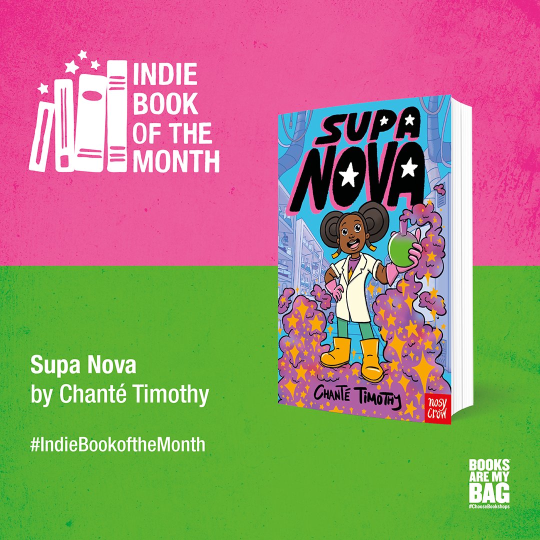 ✨ Supa Nova by Chanté Timothy is our Children’s #IndieBookoftheMonth for June!

A brand new, bright and bold full colour graphic novel series – fizzing with fun and invention. Perfect for every graphic novel fan.

🔍 Find it at your local independent bookshop 

<a href="/NosyCrow/">Nosy Crow</a>