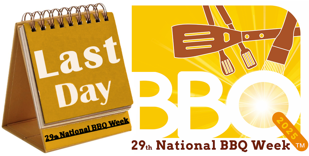 Today, is the final day of the 29th National BBQ Week, its been mixed weather wise &amp; unusual as its our 'fallow' year, no RoadShows, no Sponsors, but we've all still been BBQ'ing &amp; 24th Gastro Alfresco starts tomorrow! nationalbbqweek.co.uk