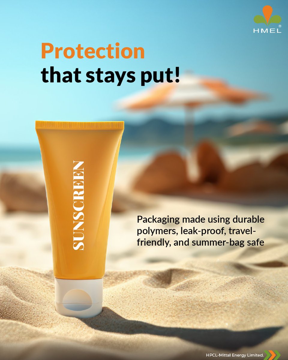 HMEL_India's tweet photo. Smarter summers start with smarter materials.
Polymers bring durability, insulation & UV protection to your everyday essentials.
At HMEL, we produce them responsibly — powering innovation, sustainably.
#SummerMadeSmart #SmartMaterials #PolymerAroundUs #PolymerPower #EnergisingABrighterTomorrow #HMEL