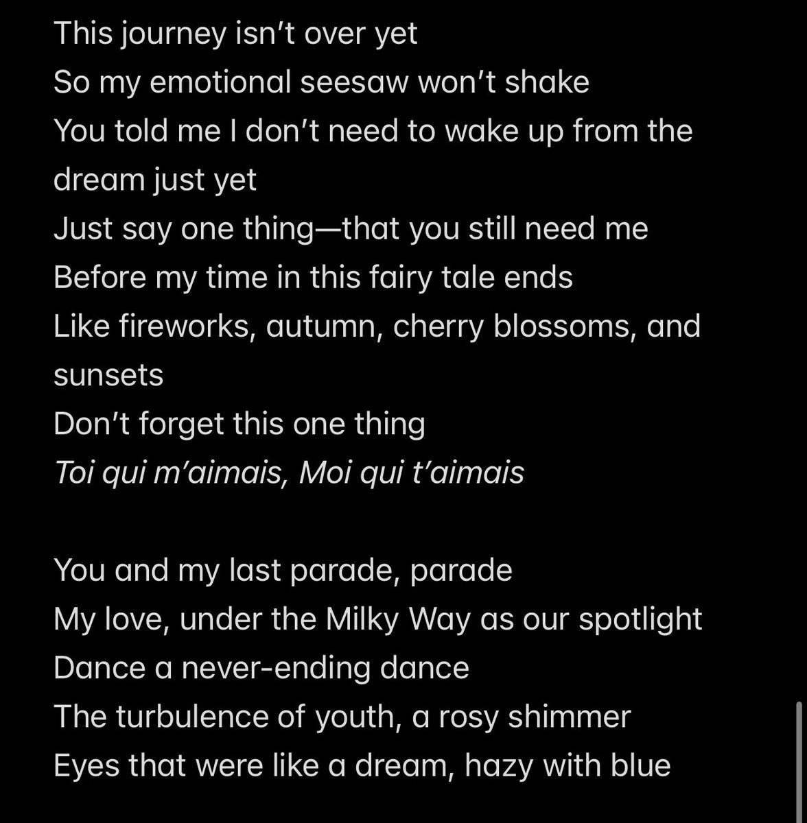 louise_verseau's tweet photo. Parade - B.I (lyrics english translation)
#비아이 #BI @shxx131bi131 https://t.co/opOj9njnfb