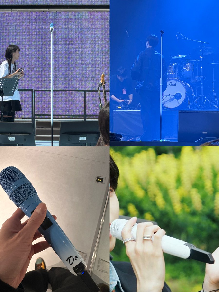 NCTDAOYlNG's tweet photo. doyoung’s mic &amp; mic stands for youth &amp; soar 🩵🪽

DOYOUNG AT SJF2025 
#DOYOUNG_SeoulJazzFest 
#SeoulJazzFestival https://t.co/hUCceQrJ6P