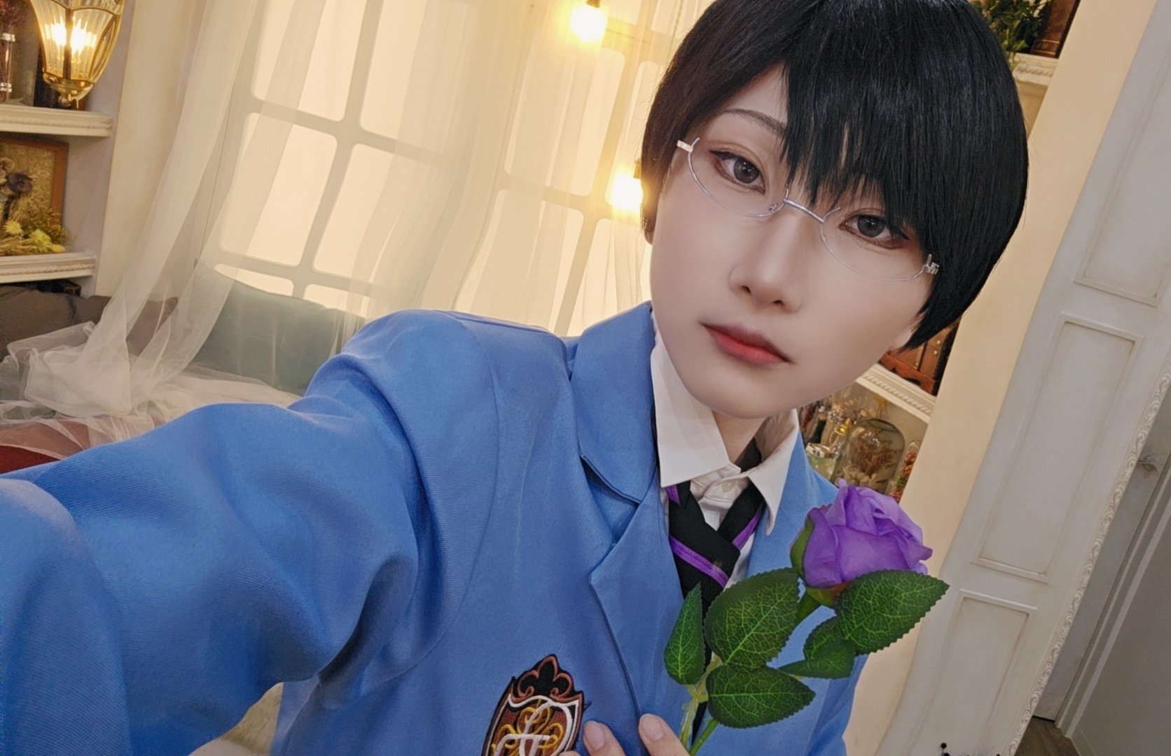 桜紅蘭　0601 ピンク胡蝶蘭（サクラヒメ）ショートタイプ / 備長炭塗り卓上