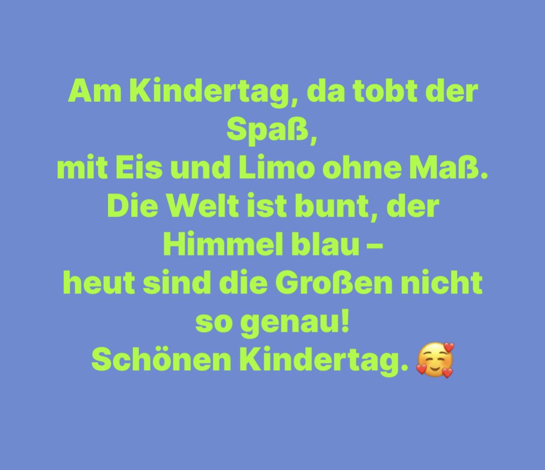Kinder ernten das, was wir gesät haben. 
Was es ist, hängt davon ab, wie gern wir unsere Kinder haben. 
#AfDVerbotJetzt