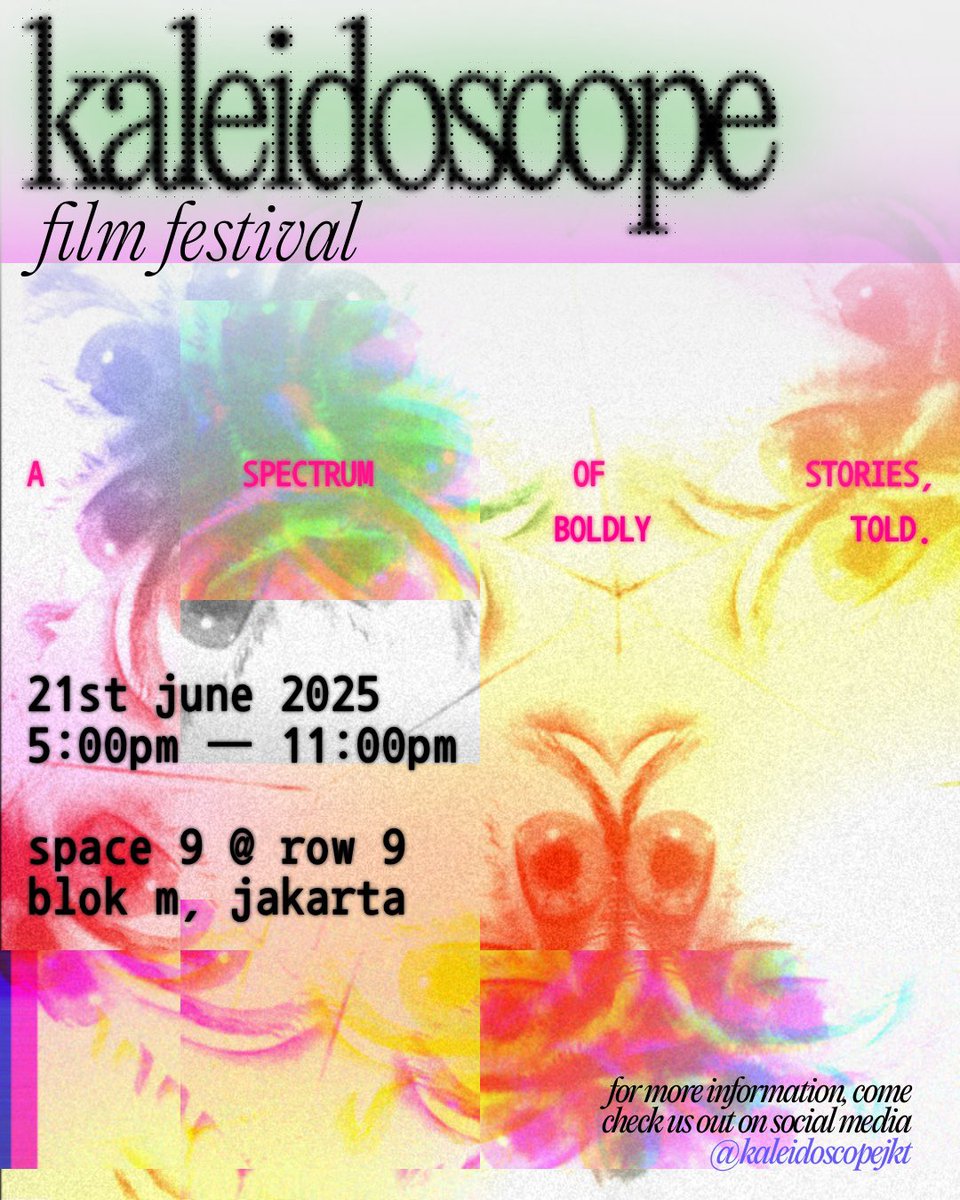 Ask and you shall receive… 

Kaleidoscope, coming to you soon at Space 9.

Will we see you there? 🤔

#kaleidoscopejkt