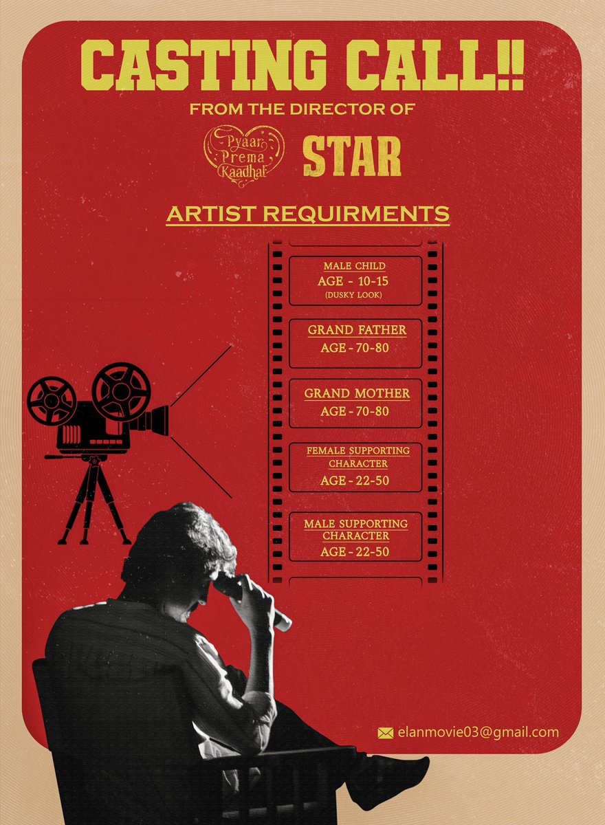 Casting Call Updates tweet media