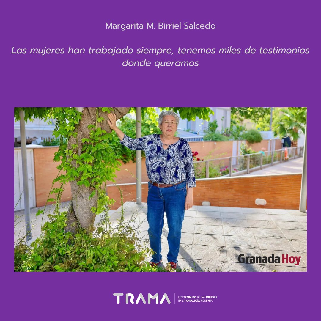TRAMA (@tramaugr) on Twitter photo Nuestra IP Margarita M. Birriel Salcedo habla en <a href="/granadahoy/">Granada Hoy</a> sobre el Premio <a href="/MedialabUGR/">Medialab UGR</a> al proyecto Trama.
Gracias por apostar por la historia, la ciencia y las mujeres.
Especial agradecimiento a <a href="/Belen_rico/">Belén Rico</a>
📰 proyectotrama.es/granadahoy-ent…
📷 José Velasco / GPMedia Nuestra IP Margarita M. Birriel Salcedo habla en <a href="/granadahoy/">Granada Hoy</a> sobre el Premio <a href="/MedialabUGR/">Medialab UGR</a> al proyecto Trama.
Gracias por apostar por la historia, la ciencia y las mujeres.
Especial agradecimiento a <a href="/Belen_rico/">Belén Rico</a>
📰 proyectotrama.es/granadahoy-ent…
📷 José Velasco / GPMedia