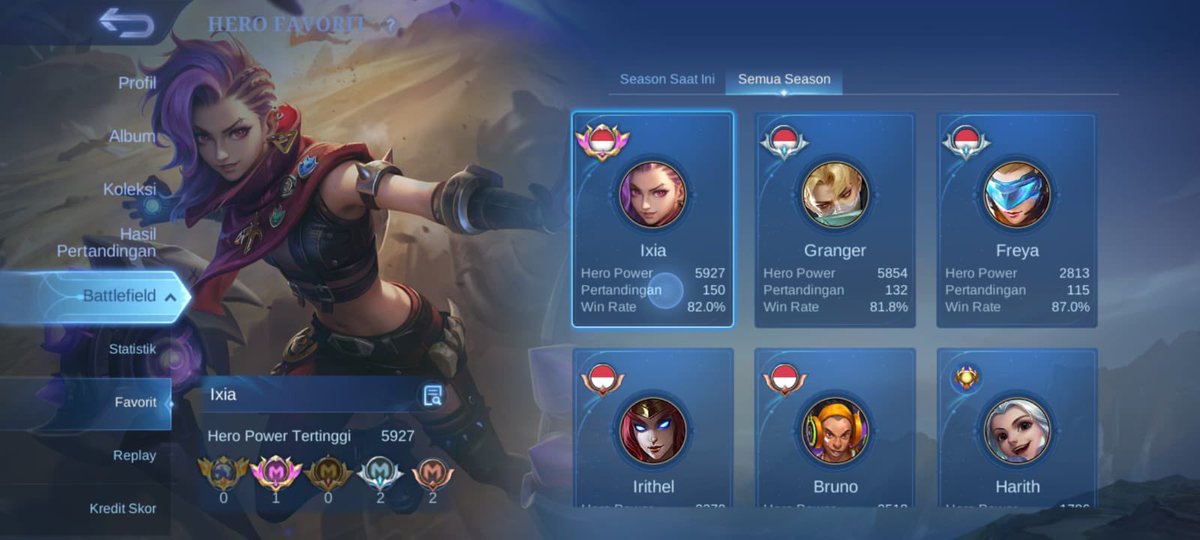 ajfter's tweet photo. WTS akun untuk kompe now immo, smurf immo, wr bagus, pure wr rank, WR CL : 85%, WR Rank : 77%, harting angkut, langsung ajuin harga via wa, bisa rekber store famous. wr hero 80+++, ada skin lance kishin, akun gold/jung, safe, akun pribadi #zonauang https://t.co/5BcLOYEfAQ
