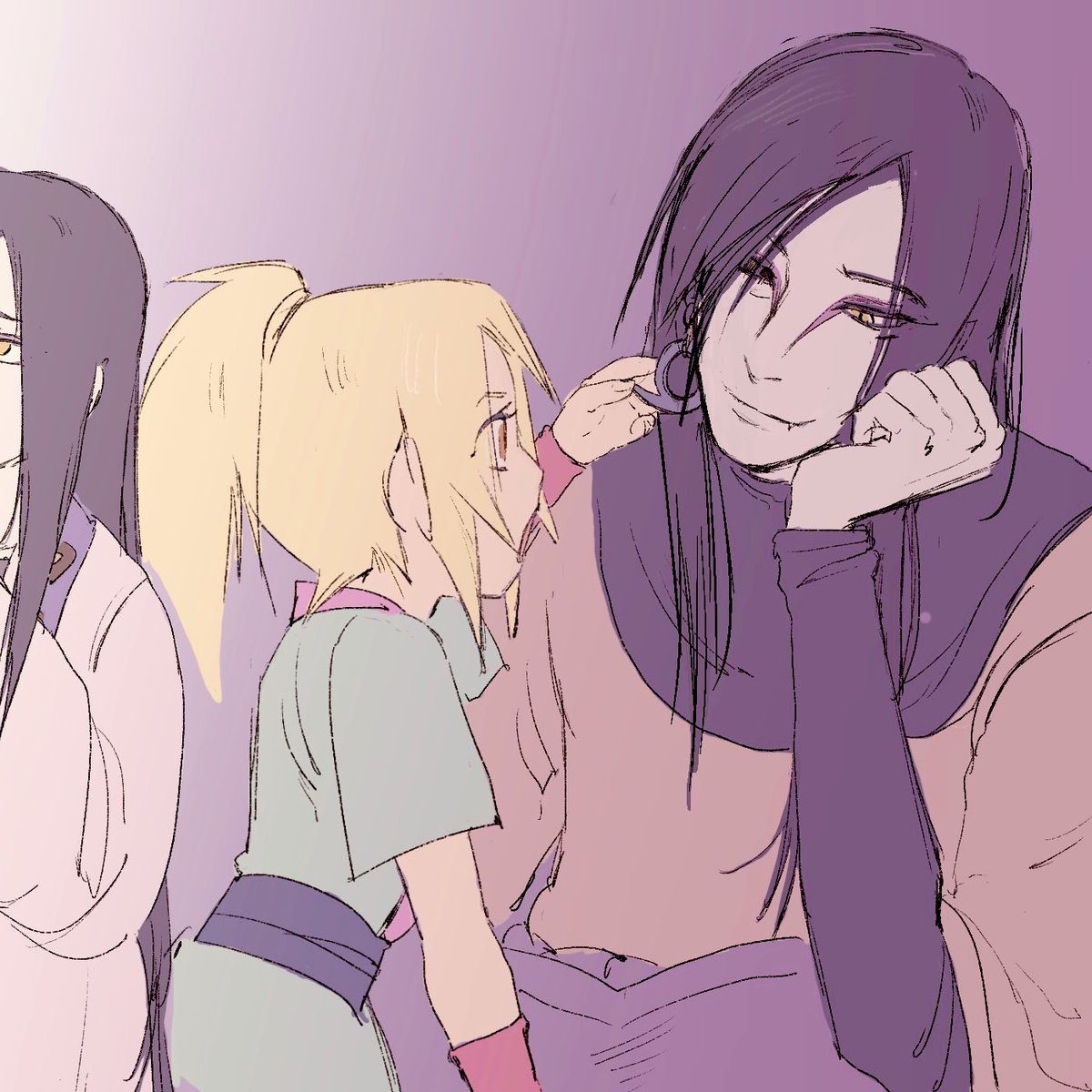 Just found my first orotsu sketch from 2023, probably around the time I started really considering drawing for them (and then for so long?? Omg I didn’t even notice