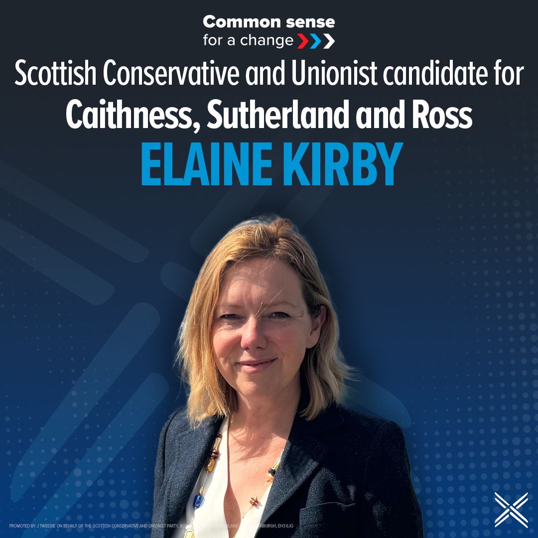 📣 I’m delighted to be selected as the #ScotTories candidate for Caithness,  Sutherland and Easter Ross in #holyrood2026.   With such a vast, stunning and unforgiving landscape to cover, the walking boots are at the door ready to go 🏃‍♀️ 🥾 ⛰️. I should also point out that I am