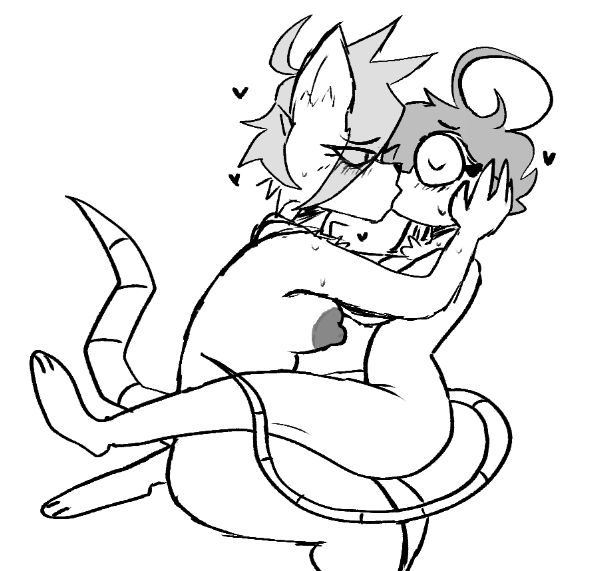 I just can't stop thinking about this silly nerd mouse omg!1!!11!!!
Thanks for a good friend of mine for gifting me this amazing art from <a href="/horny_bunjester/">casey Bunjester! -COMISIONES ABIERTAS!!! 🎪</a> Tksm!!

Muffin character is from <a href="/goommymuffin/">GOOMMYMUFFIN</a>