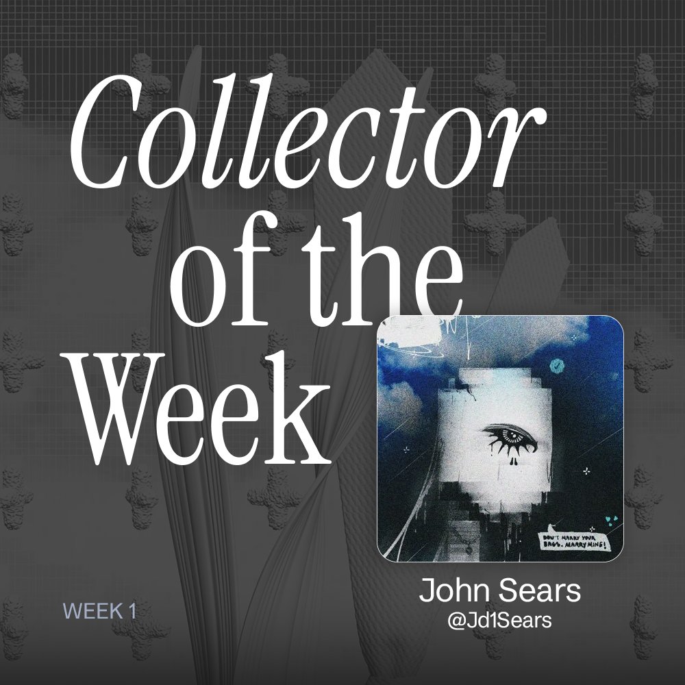 objkt.com (@objktcom) on Twitter photo Collector of the Week #1 | <a href="/Jd1Sears/">John Sears</a> 🖼️✨
Kicking off this new content series on objkt, each week we’ll highlight a different patron of the arts on our platform.
Our first guest is John Sears. Check it out below 👇 Collector of the Week #1 | <a href="/Jd1Sears/">John Sears</a> 🖼️✨
Kicking off this new content series on objkt, each week we’ll highlight a different patron of the arts on our platform.
Our first guest is John Sears. Check it out below 👇