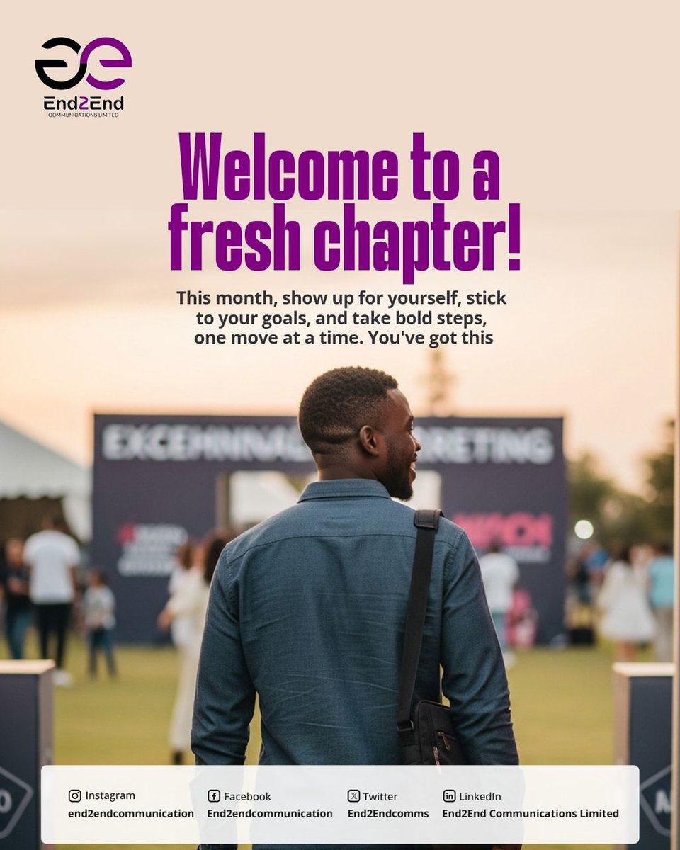 End2Endcomms's tweet image. Happy New Month 

#end2endcommunication #experientalmarketing