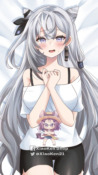 8月のコミケ106に参加します。コミケ特製抱き枕を作る予定です。この情報の共有にご協力ください。 #ベスティア・ゼータ #VestiaZeta #Zetacrylic