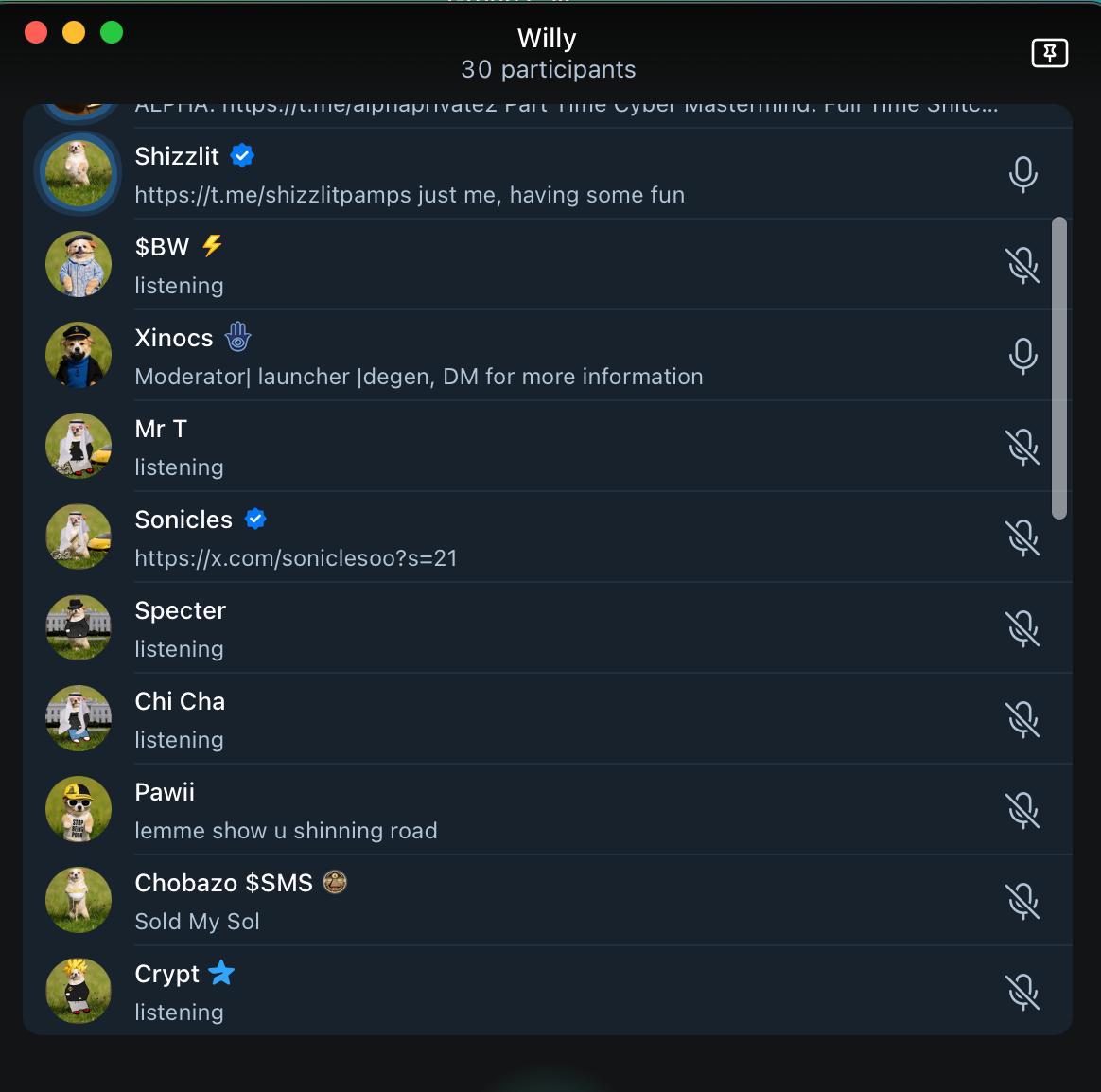 <a href="/blancxbt/">blanc</a> Why not buy dips on a real cult project? $willy bringing back old school vibes with pfps, 24-7 VC and raids
