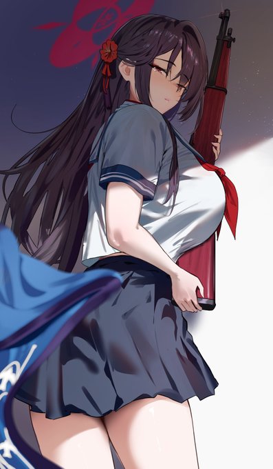 勘解由小路家の巫女 #ブルアカ 