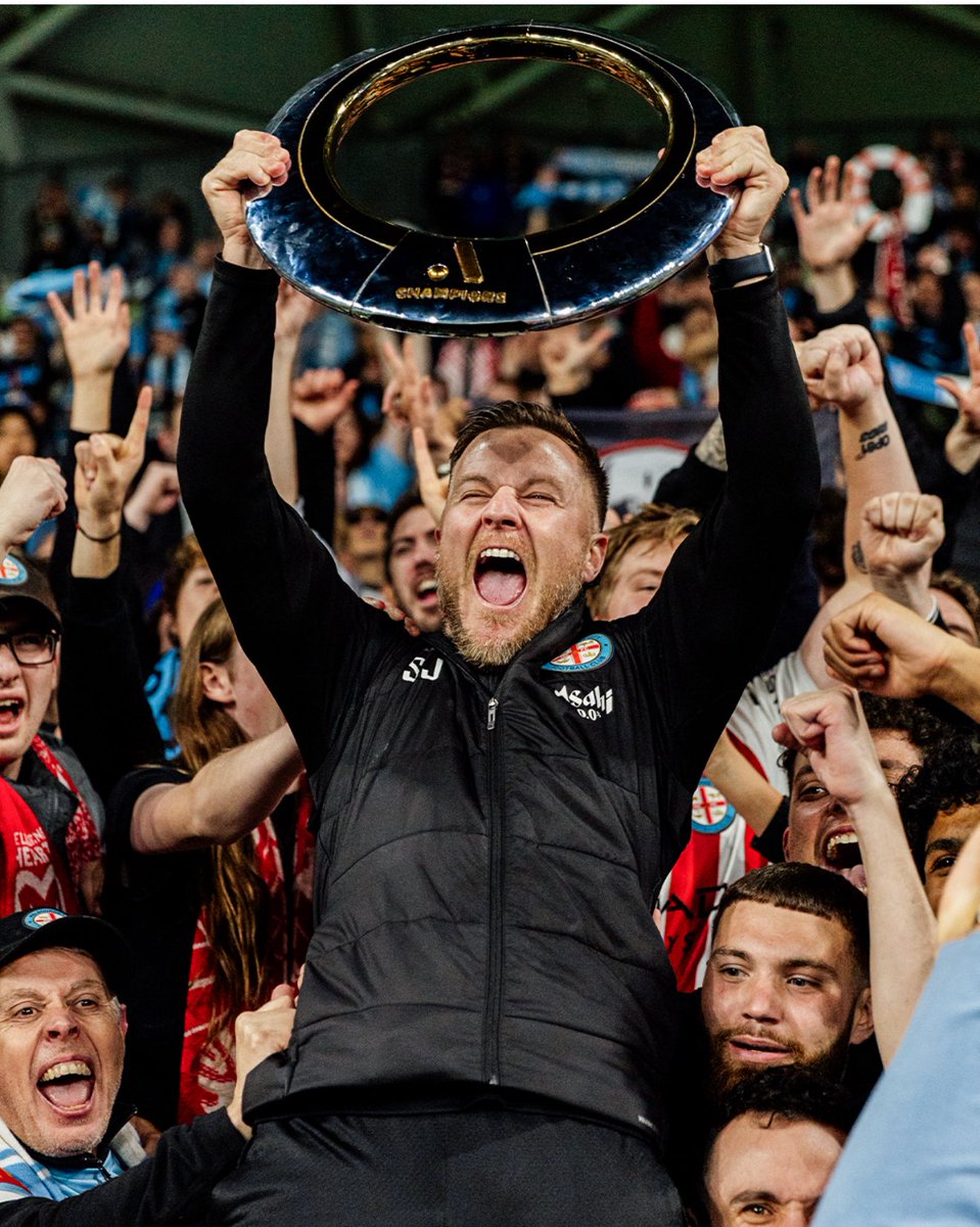 So proud of this young man. A champion player, a superb and loyal captain and now an <a href="/aleaguemen/">Isuzu UTE A-League</a> Premier Coach. Our <a href="/ScottJamieson/">Scott Jamieson</a> is truly a <a href="/MelbourneCity/">Melbourne City FC</a> legend