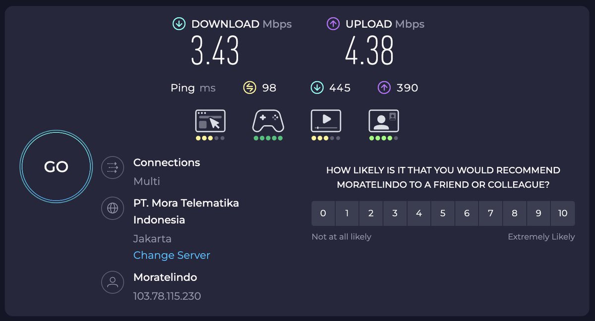 lerenov's tweet photo. Paket Stream 100 tapi speednya segini? @oxygenidhome https://t.co/58k0pGpHjB