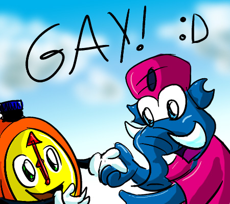 Happy Pride Month! I forgot I made this Diddy Kong Racing fanart over twenty years ago.
