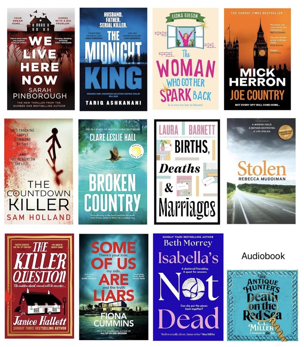 Reading For Leisure (@debbie_hart_uk) on Twitter photo May was a mixture of old and new with fantastic 5⭐️ reads from <a href="/SarahPinborough/">Sarah Pinborough</a>, <a href="/ClareEmpson2/">Clare Leslie Hall</a>, <a href="/JaniceHallett/">Janice Hallett</a> and <a href="/FionaAnnCummins/">Fiona Cummins</a>
Reading For Leisure May round-up: tinyurl.com/4b24expe May was a mixture of old and new with fantastic 5⭐️ reads from <a href="/SarahPinborough/">Sarah Pinborough</a>, <a href="/ClareEmpson2/">Clare Leslie Hall</a>, <a href="/JaniceHallett/">Janice Hallett</a> and <a href="/FionaAnnCummins/">Fiona Cummins</a>
Reading For Leisure May round-up: tinyurl.com/4b24expe