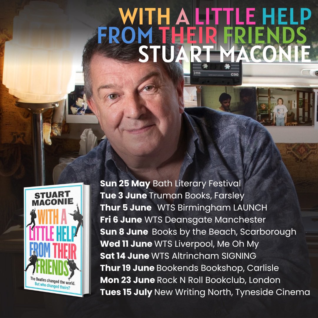 StuartMaconie's tweet image. Not really here anymore. But if you are, hey, I’m in Leeds, Birmingham, Manchester and Scarborough this week talking about my new book which is out Thursday and you can pre-order now
