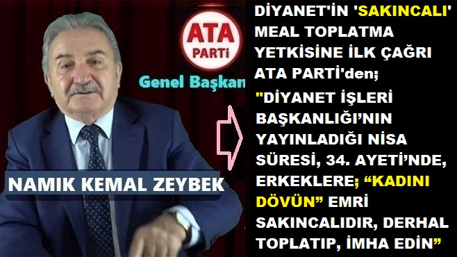 Göktürk Tunçtürk (@06tuncturk) on Twitter photo <a href="/szctelevizyonu/">SÖZCÜ Televizyonu</a> <a href="/simgefstk/">simge fıstıkoğlu</a> DİYANET’in “SAKINCALI MEAL” YETKİSİNE İLK UYARI ÇAĞRISI ATA PARTİ’den : “DİYANET’in YAYINLADIĞI ve ‘KADINI DÖVÜN’ DİYEN NİSA SURESİ, 34. AYETİ SAKINCALI. TOPLATIP, İMHA EDİN”-Haber 2000 haber2000.com/diyanetin-saki… <a href="/atacizeybek/">Namık Kemal Zeybek</a> <a href="/Ekin1953Ekin/">Veli Ekin</a> <a href="/Confer19X/">M. Erdem TORAMAN</a> <a href="/atapartiizmir/">Ata Parti İzmir İl Başkanlığı</a> <a href="/diyanetbasin/">Diyanet</a> <a href="/szctelevizyonu/">SÖZCÜ Televizyonu</a> <a href="/simgefstk/">simge fıstıkoğlu</a> DİYANET’in “SAKINCALI MEAL” YETKİSİNE İLK UYARI ÇAĞRISI ATA PARTİ’den : “DİYANET’in YAYINLADIĞI ve ‘KADINI DÖVÜN’ DİYEN NİSA SURESİ, 34. AYETİ SAKINCALI. TOPLATIP, İMHA EDİN”-Haber 2000 haber2000.com/diyanetin-saki… <a href="/atacizeybek/">Namık Kemal Zeybek</a> <a href="/Ekin1953Ekin/">Veli Ekin</a> <a href="/Confer19X/">M. Erdem TORAMAN</a> <a href="/atapartiizmir/">Ata Parti İzmir İl Başkanlığı</a> <a href="/diyanetbasin/">Diyanet</a>